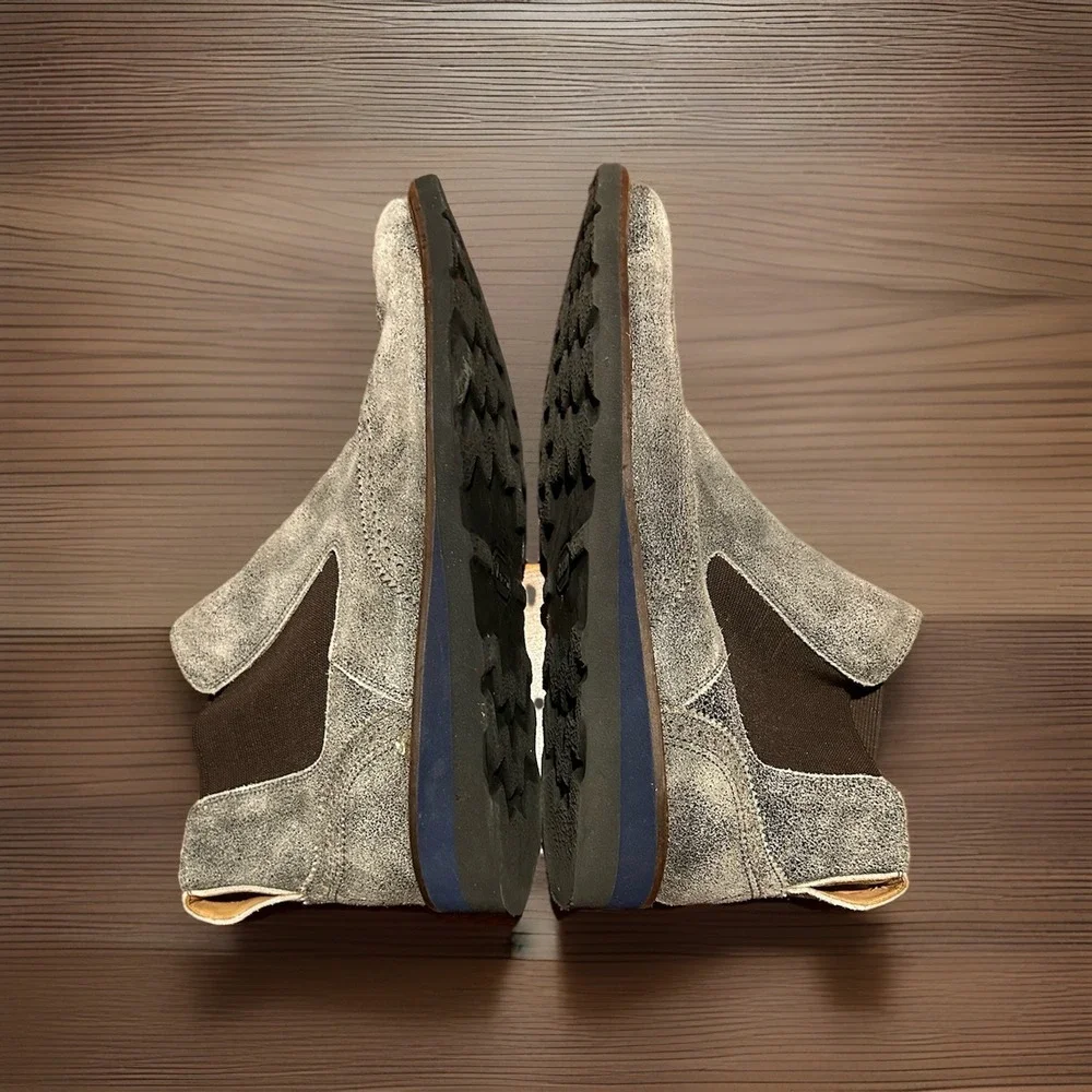 Martin Dingman Blue‎ Ridge Suede Chelsea Boots Size 9 Mens Wingtips